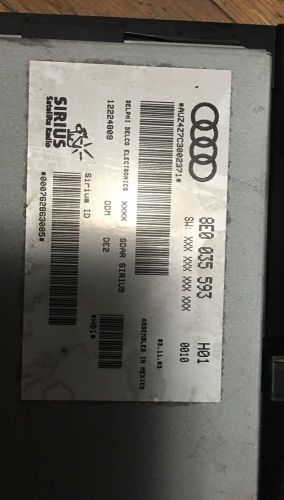 Audi sirius module a4/s4 b6/b7  8e0035593