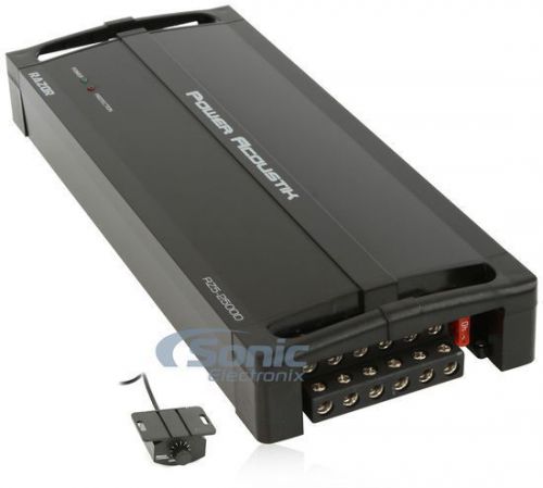 Power acoustik rz5-2500d 2500w 5-channel razor series class-d car amplifier