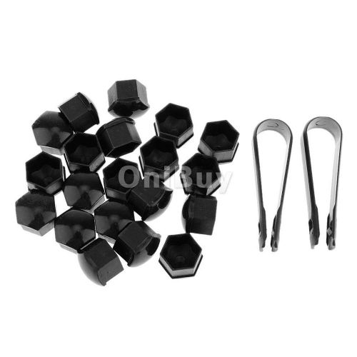 Buy 20x Plastic Wheel Lug Bolt Nut Hex Caps Cover Removal Tool For Audi Black in Shenzhen, China