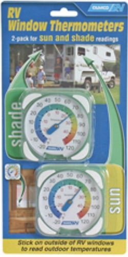 Rv trailer camper camco rv clock thermometers 2/pack 44313
