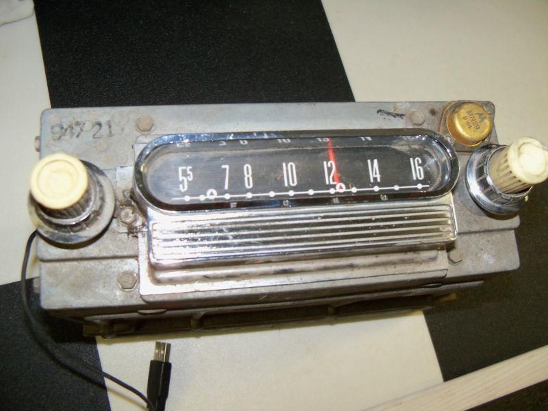 Working original 1960 ford falcon am radio serviced  04md