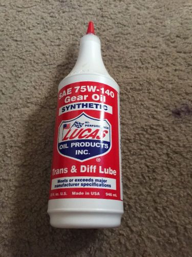 Lucas oil 10121 75/140 synthetic gearoil 1 qt