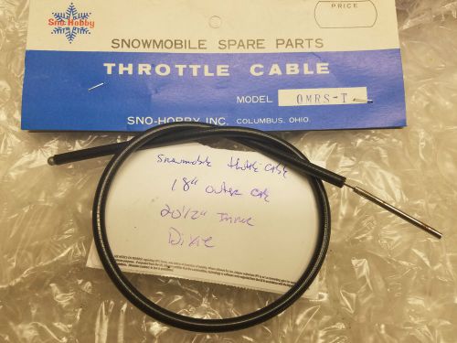 Snowmobile throttle cable omrs-t 20 1/2&#034; rupp deere arctic cat polaris vintage