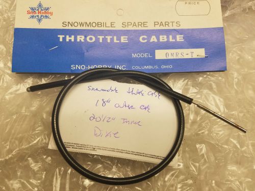 Snowmobile throttle cable omrs-t 20 1/2" rupp deere arctic cat polaris vintage