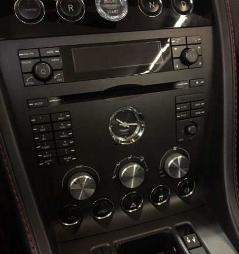 Aston martin vantage db9 radio infotainment ac bezel- anthracite new!