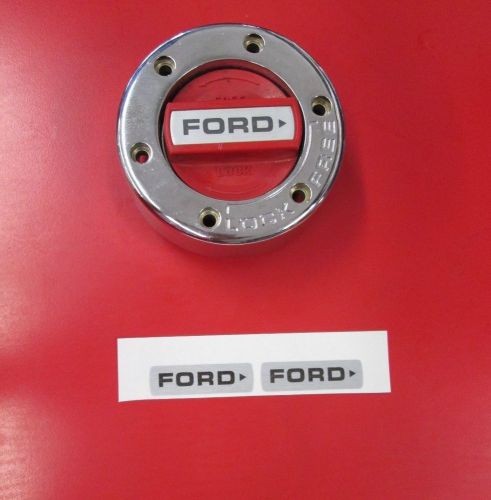 1978-1996 ford truck bronco 4x4 locking cap decal f100 f150 4x4 ranger lariat