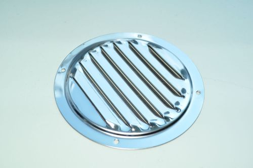 2 x5&#034; round louvre air vent stainless steel ventilation ventilator grille cover