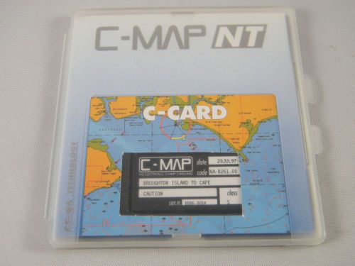 C-map nt chart c-card broughton island to cape caution  code na-b261.00 7/29/97