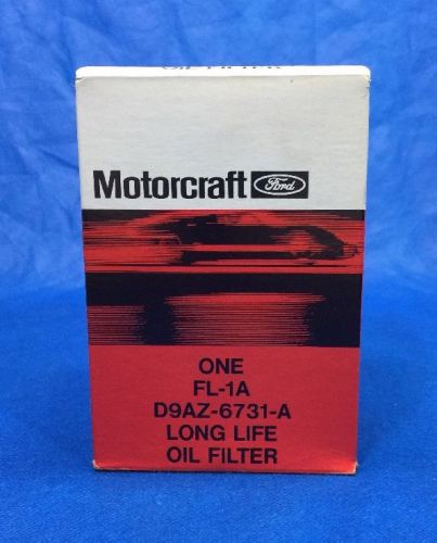 Nos original old ford motorcraft long life oil filter d9az-6731-a fl-1 mustang