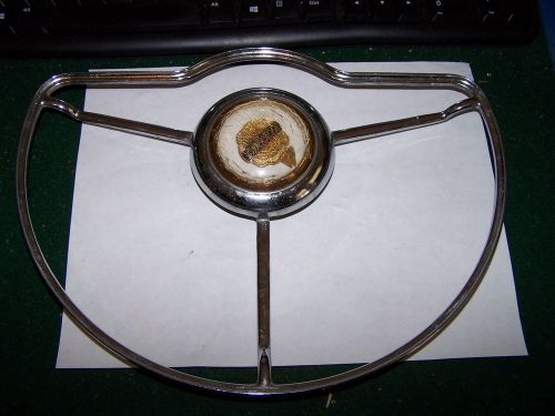 1951 1952 1953 chrysler imperial 6 &amp; 8 cylinder steering wheel horn ring emblem