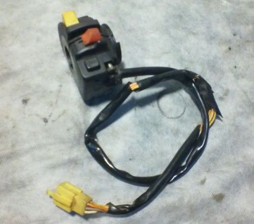 1990 suzuki ltf 250 quadrunner left handlebar switch, headlight, kill, start 90