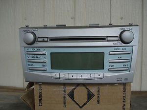 Toyota camry (2007-08-09) cd mp3 wma player radio oem 86120-06181