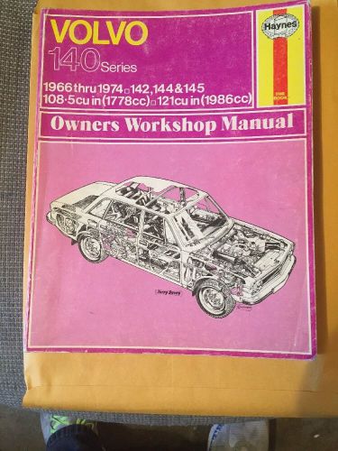 Volvo 140 series owners workshop manual haynes 1966 through 1974