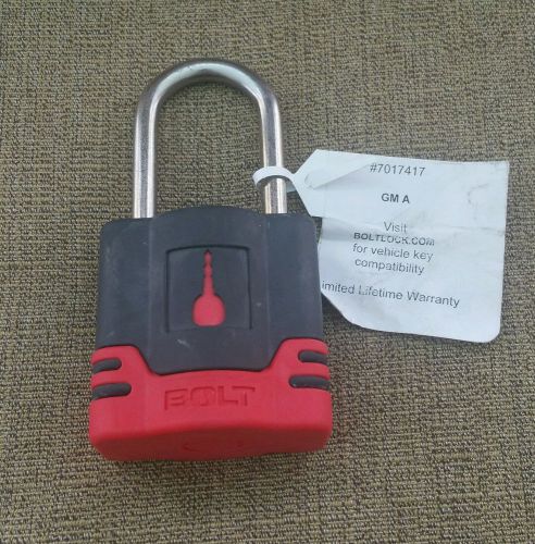 Strattec boltlock 2&#034; padlock uses your gm vehicle key