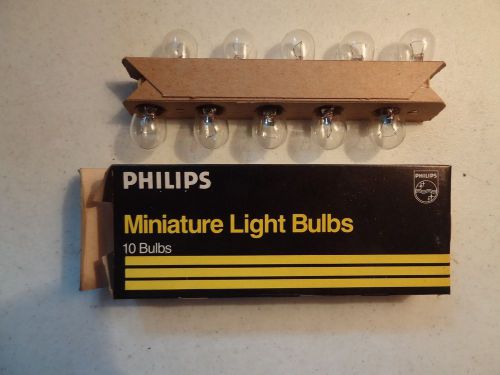 Philips miniature light bulbs pack of 10 number 1004 12v  15cp