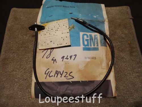 Nos 1973 74 gm windshield antenna to receiver cable 9614425 lean in   l457 l458