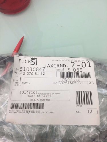 Fuel line low pressure mercedes v6 3.0 cdi a 642 070 81 32