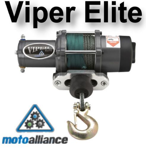 Viper elite 3000lb winch kit w/amsteel-blue® for 2004-07 honda rancher 350/400