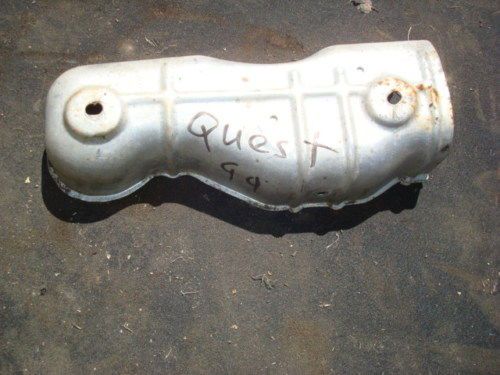 2001 nissan quest engine exhaust manifold heat shield oem