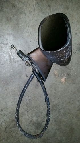 1978-82 corvette original lh remote outside mirror