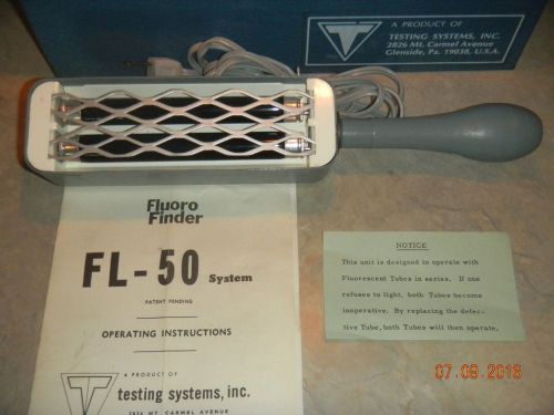 Fluoro-finder flaw/crack detector black light