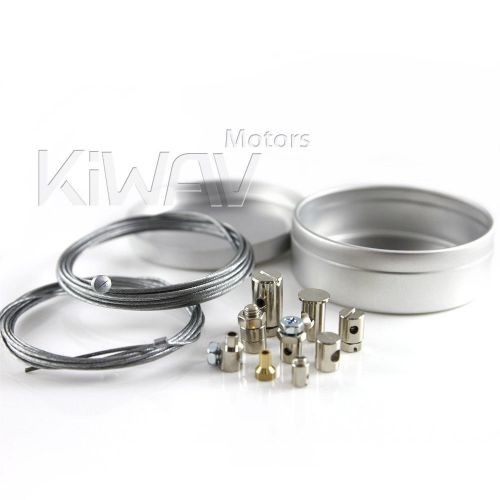 Motorcycle cable repair kit with collecting case all nipple variations included