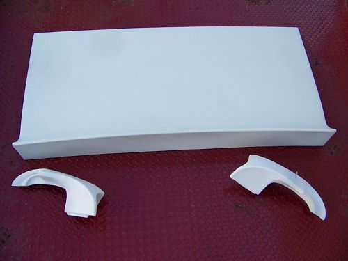 1967 1968 coupe/conv fiberglass trunk lid with end caps