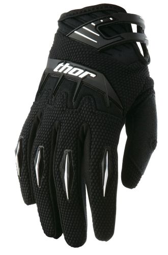 Thor motocross mx atv riding spectrum gloves women's black small