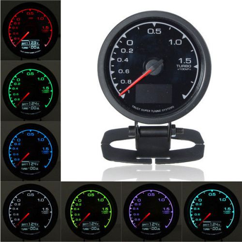 Buy Universal Car 60mm Digital LED Turbo Boost Gauge Meter Adijustable 7Colors in beijing