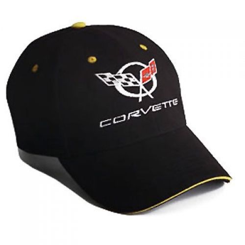 Chevrolet corvette c5 logo black baseball hat