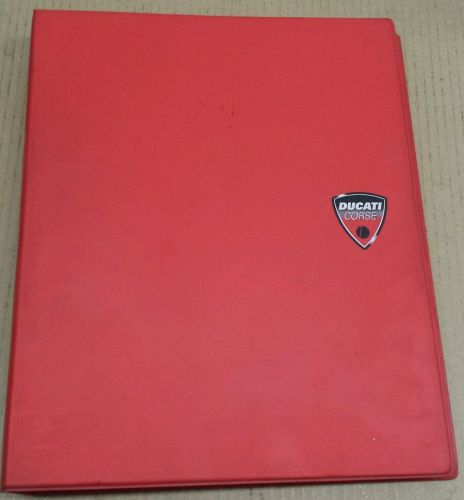 Used oem ducati 998rs 998 rs official spare parts manual ama superbike corse 03