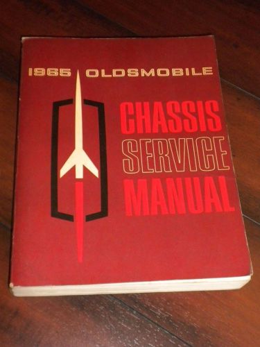 1965 oldsmobile original chassis service manual all models