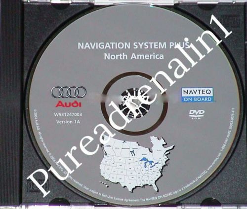 2005 2006 2007 audi a3 a4 s4 rs4 quattro avant rns-e navigation map disc cd dvd
