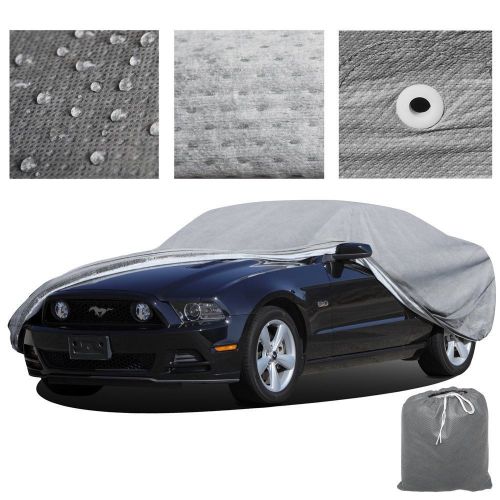 Oxgord® superior car cover basicout-door 4 layerstough stuff semi custom fit