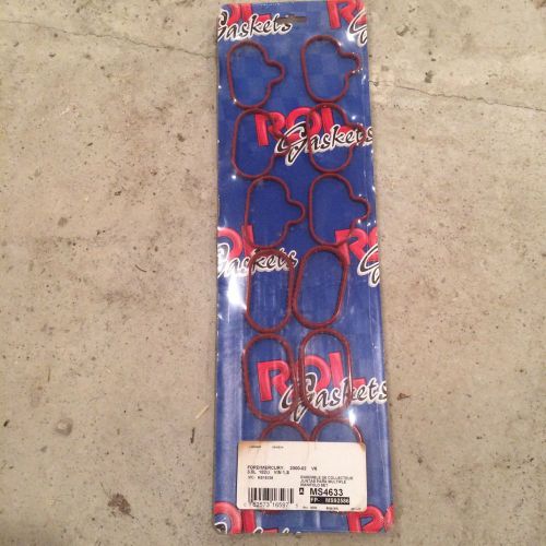 New - ford / mercury manifold gasket set for 3.0l v6 182ci (ms4633 / ms92586)