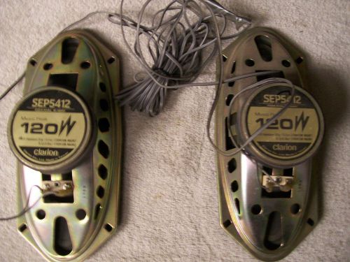 Clarion sep5412 2 way 120w car speakers used (pair)