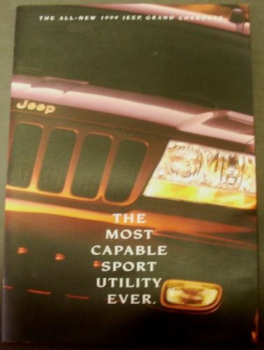 1999 jeep grand cherokee dealer prestige sales brochure 4x4 suv