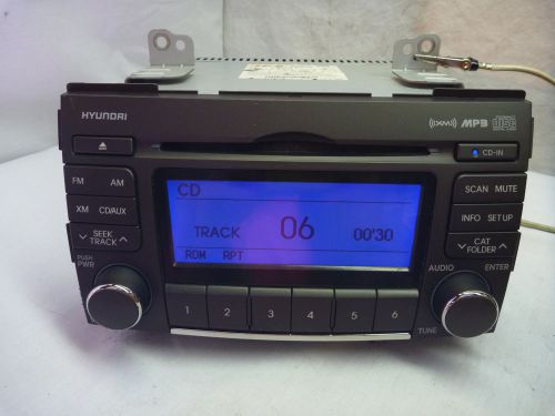 09 10 hyundai sonata radio cd mp3 player xm ready 96185-3k100 sf1810