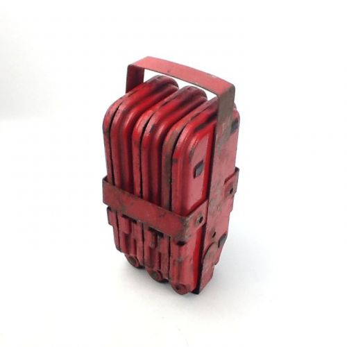 Vintage dietz 321 emergency 3 pc reflector set with rack made in usa