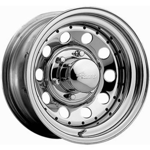 Pacer chrome modular 13 chrome wheel / rim 4x4.5 with a 0mm offset and a 74.93 h