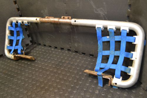 Yamaha raptor 660 660r nerf bars blue mesh! 01 02 03 04 05 foot rests guards l2