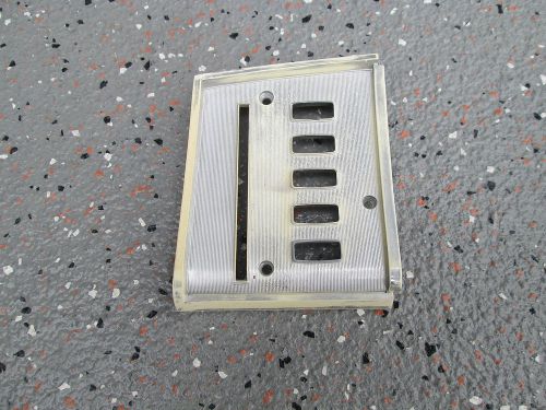 1964 plymouth fury belvedere &amp; savoy trans control bezel original factory part