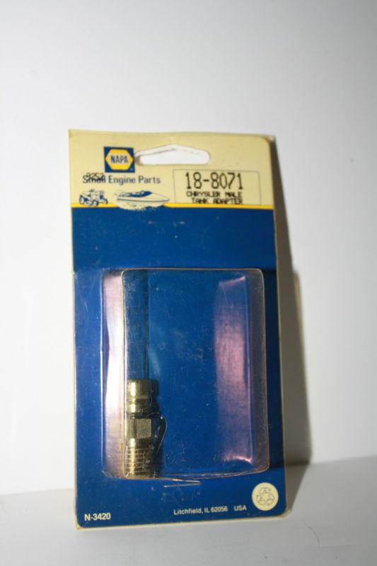 Napa 188071 chrysler male tank adapter 1/4" npt -new in box