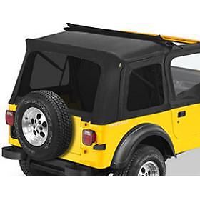 New bestop tinted window kit jeep cj7 wrangler (yj) 95 94 93 92 91 58698-15