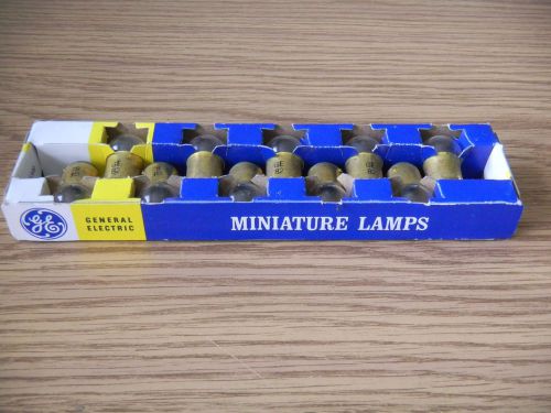 General electric ge #82 miniature auto / truck lamps 6v -bx of 10 made in usa!