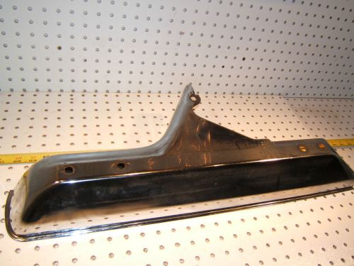 Jaguar 1995 xjr super charged exhaust manifols metal chrome long oem 1 cover