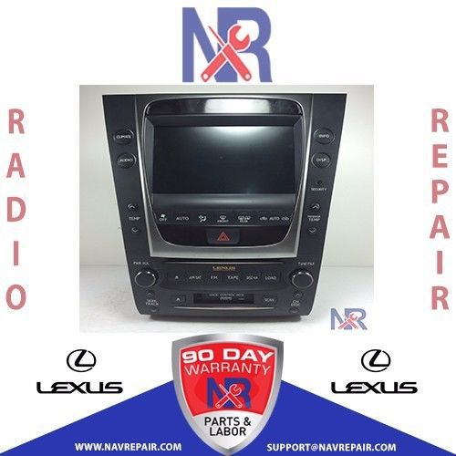 2006 2007 lexus gs300 350 430 navigation radio touch screen repair service