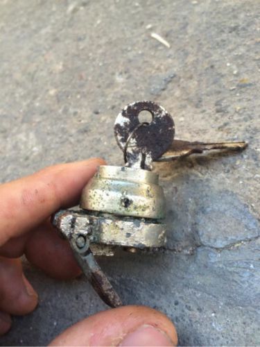 Vespa original steering lock with keys