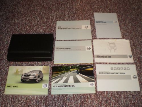 2012 volvo xc60 suv owners manual books navigation guide case all models