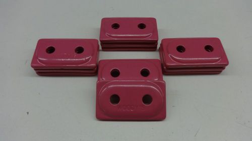 Woody&#039;s aluminum pink double stud backer plates 24-count